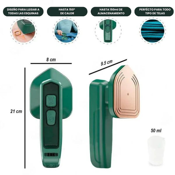 Mini Plancha Eléctrica a Vapor